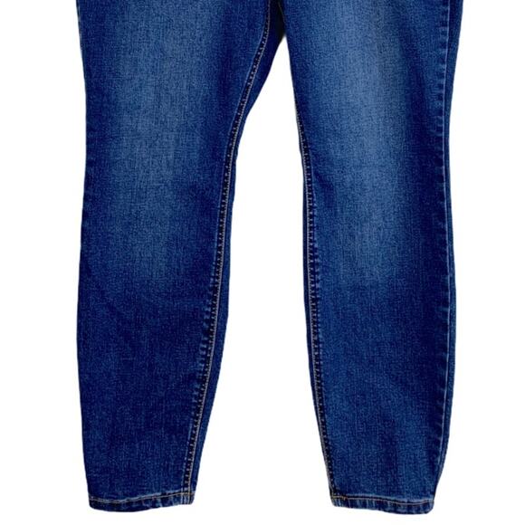 For the Republic Jeans Blue Skinny Ankle Mid Rise Medium Blue Women's Size 14/31 - Picture 10 of 12